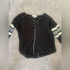 Barely worn long sleeve button top